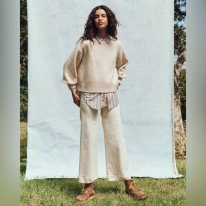 The Great Seafair Jeans in Ivory, size 25